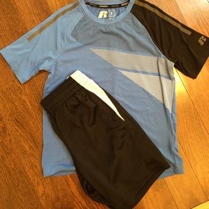 Boys athletic short set